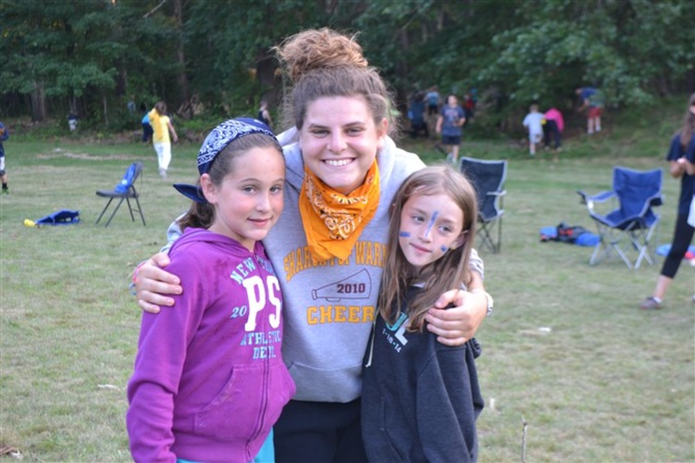 Anna with two campers. /PHOTO | CAMP JORI 